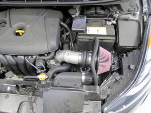 Hyundai Elantra Performance Air Intake - K&N Engineering - Typhoon - `11-`13